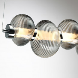 Светильник подвесной 5096/24L Odeon Light Хром/дымчатый градиент/металл/стекло