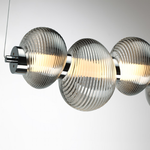 Светильник подвесной 5096/24L Odeon Light Хром/дымчатый градиент/металл/стекло