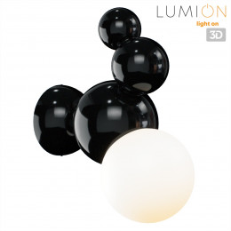 Светильник настенный 6566/1W Lumion Черный, белый