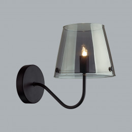 Светильник настенный 6570/1W Lumion Черный, дымчатый