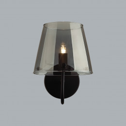 Светильник настенный 6570/1W Lumion Черный, дымчатый