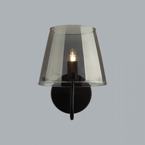 Светильник настенный 6570/1W Lumion Черный, дымчатый