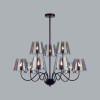 Люстра 6570/9C Lumion Черный, дымчатый