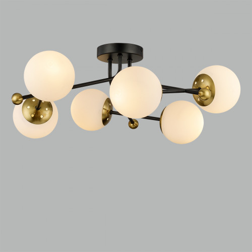 Люстра 6581/6C Lumion Черный, золотой