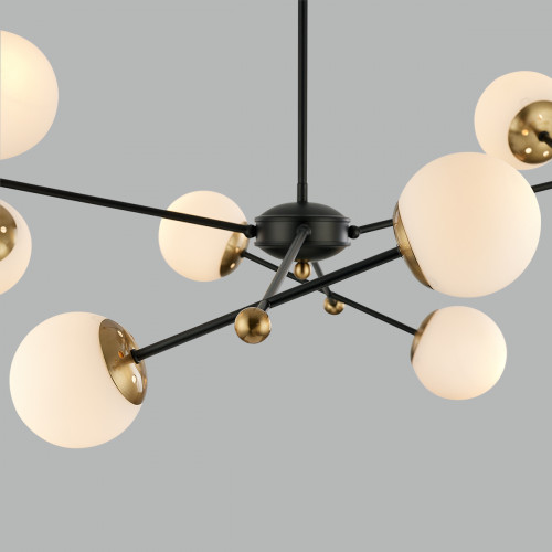 Люстра 6581/8 Lumion Черный, золотой
