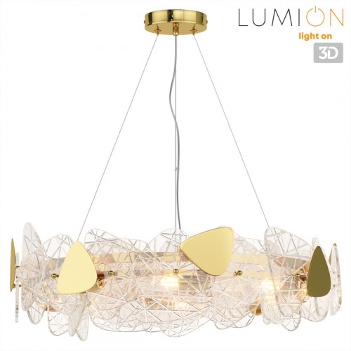 Люстра 6582/8 Lumion Золотой, прозрачный