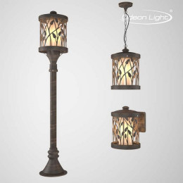 Светильник уличный 2287/1W Odeon Light Коричневая патина