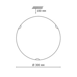 108/K GLASSI SN 183 Светильник стекло/белое E27 2*60Вт D300 VUALE