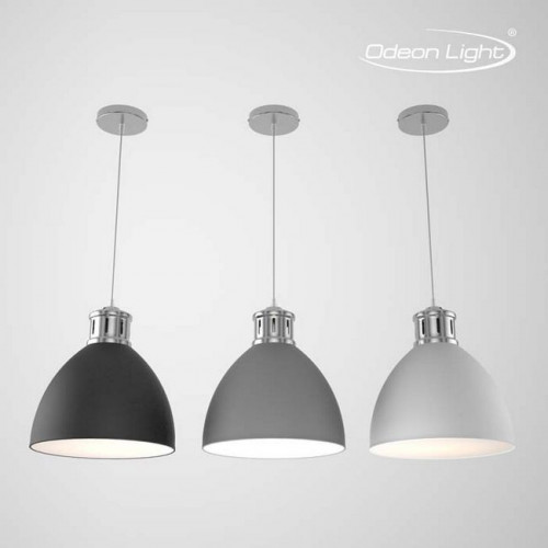 Светильник подвесной 3323/1 Odeon Light Белый/никель
