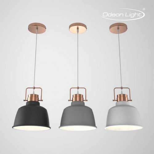 Светильник подвесной 3325/1 Odeon Light Темн.серый/медный
