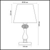 Лампа настольная 3393/1T Odeon Light Золото