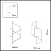 Светильник настенный 3542/5LW Odeon Light Черный