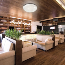 2057/ML SN 084 Светильник пластик LED 160Вт 4000-6500-3000K D780 IP43 пульт ДУ PRISA