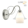 Светильник настенный 3685/1W Lumion Матовый никель/стекло