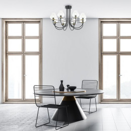 Люстра 3708/8C Lumion Черный