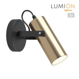 Светильник настенный 3714/1W Lumion Золотой, черный