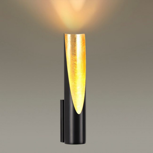 Светильник настенный 3816/8WL Odeon Light Черный с золотом