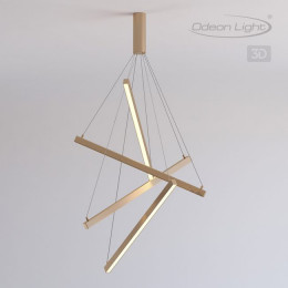 Светильник подвесной 3860/48L Odeon Light Золото