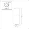 Светильник накладной 3834/1C Odeon Light Белый с черным
