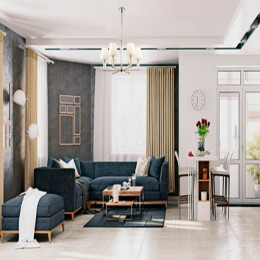 Люстра 3733/6 Lumion Хром, золотой