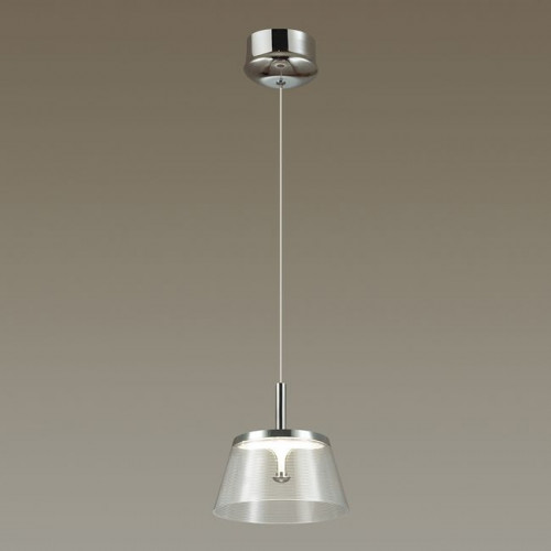 Светильник подвесной 4108/7L Odeon Light Белый/хром/прозрачный