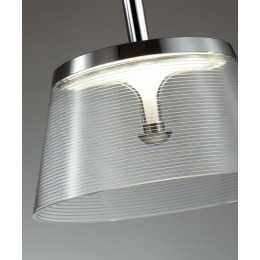 Светильник подвесной 4108/7L Odeon Light Белый/хром/прозрачный