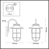 Светильник настенный 4171/1W Odeon Light Черный/прозрачный