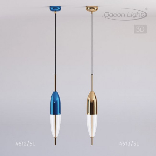 Светильник подвесной 4613/5L Odeon Light Золото/прозрачный