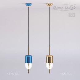 Светильник подвесной 4620/12L Odeon Light Золото/прозрачный