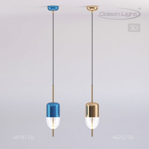 Светильник подвесной 4620/12L Odeon Light Золото/прозрачный
