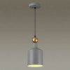 Светильник подвесной 4086/1 Odeon Light Серый/золотой