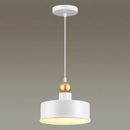 Светильник подвесной 4090/1 Odeon Light Белый/золотой