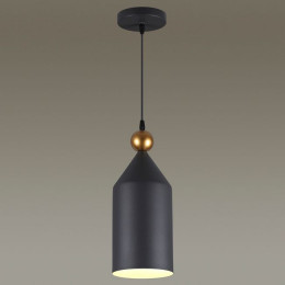 Светильник подвесной 4091/1 Odeon Light Темн.серый/золотой
