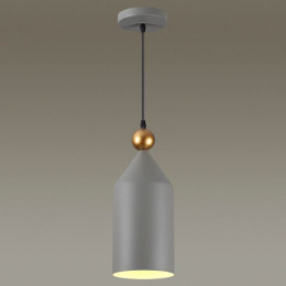 Светильник подвесной 4092/1 Odeon Light Серый/золотой