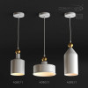 Светильник подвесной 4093/1 Odeon Light Белый/золотой