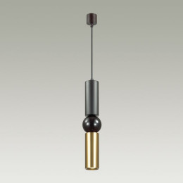 Светильник подвесной 4074/5L Odeon Light Черный/золото
