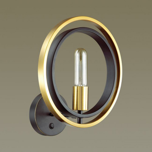Светильник настенный 4401/1W Lumion Золотой, черный