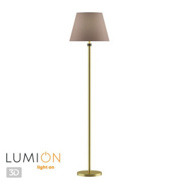 Торшер 4429/1F Lumion Античная латунь, бежевый