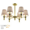 Люстра 4429/6C Lumion Античная латунь, бежевый