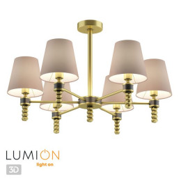 Люстра 4429/6C Lumion Античная латунь, бежевый