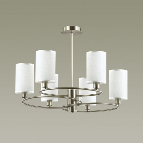 Люстра 4431/6C Lumion Никель, белый