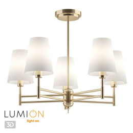 Люстра 4436/5C Lumion Золотой, белый