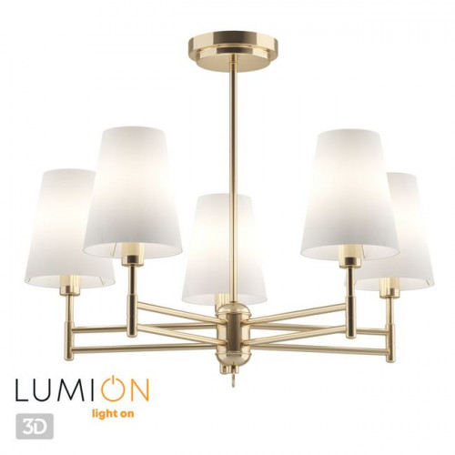 Люстра 4436/5C Lumion Золотой, белый