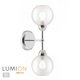 Светильник настенный 4438/2W Lumion Хром, стекло