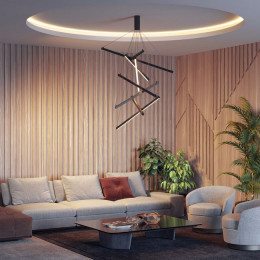 Светильник подвесной 3860/96B Odeon Light Черный