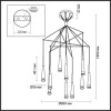 Светильник подвесной 3891/70LG Odeon Light Золотистый