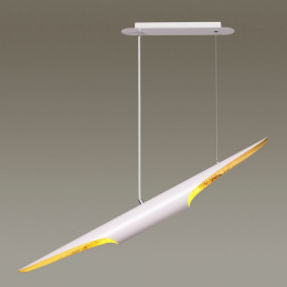 Светильник подвесной 3816/50WG Odeon Light Белый/золотистый