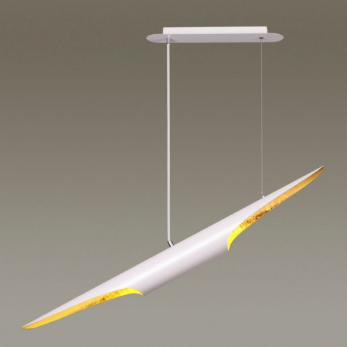 Светильник подвесной 3816/50WG Odeon Light Белый/золотистый
