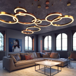 Светильник подвесной 3885/45LG Odeon Light Золотистый