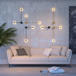 Светильник настенный 3902/5WB Odeon Light Черный